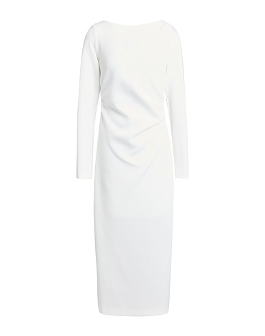 MEIMEIJ Vestido de tubo Blanco 93% Poliéster, 7% Elastán