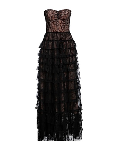 TWINSET Vestito lungo Nero 85% Poliammide, 15% Elastan, Poliestere