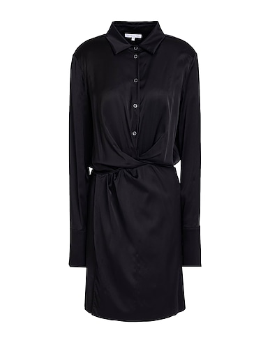 PATRIZIA PEPE Shirt dress 67% Viscose, 28% Polyamide, 5% Elastane