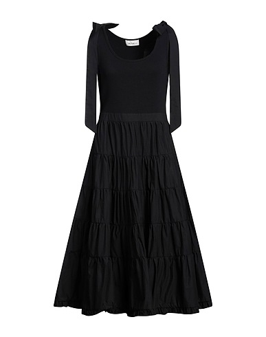 MEIMEIJ Midi dress Black 100% Cotton, Elastane