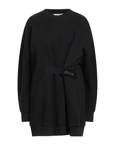 MSGM Short dress Black 100% Cotton