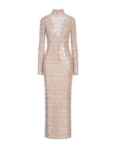 PATRIZIA PEPE Midi dress Beige 100% Polyamide