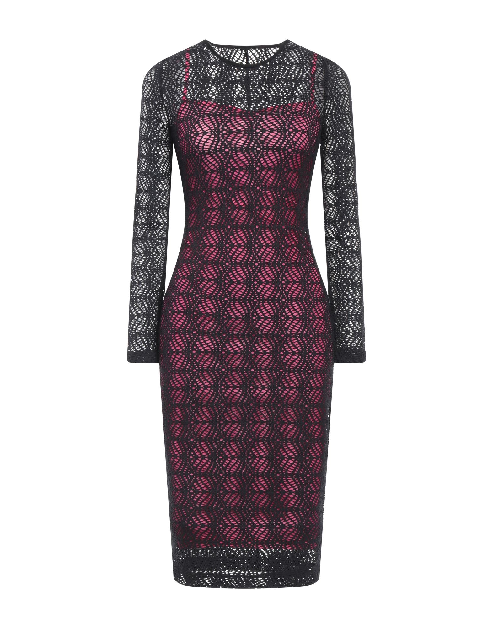 VERSACE JEANS COUTURE | Black Women's Midi Dress | YOOX