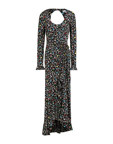 RABANNE Vestido largo Negro 90% Viscosa, 10% Elastán