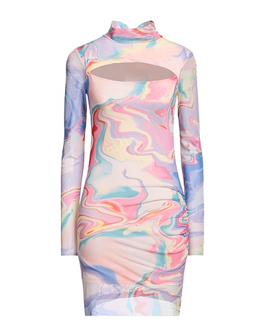 PATRIZIA PEPE Sheath dress Pink 95% Polyester, 5% Elastane
