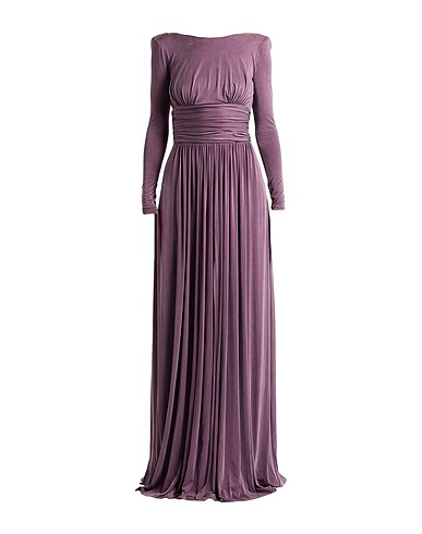 ELISABETTA FRANCHI Vestito da cerimonia RED CARPET Prugna 92% Cupro, 8% Elastan
