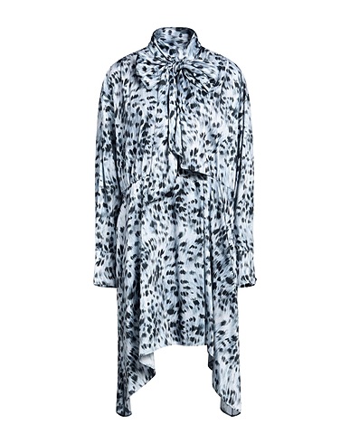 MSGM Short dress Sky blue 100% Polyester
