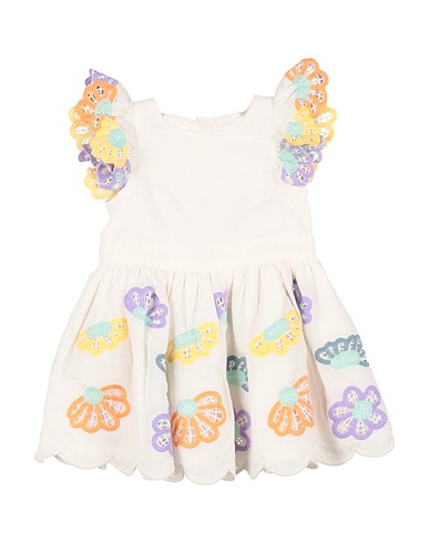 STELLA McCARTNEY KIDS Vestido para bebé  White 55% Linen, 45% Cotton, Polyester