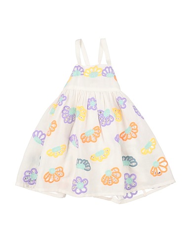 STELLA McCARTNEY KIDS Dress White 55% Linen, 45% Cotton, Polyester