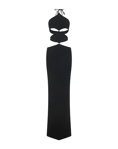 MÔNOT Long dress Black 100% Polyester