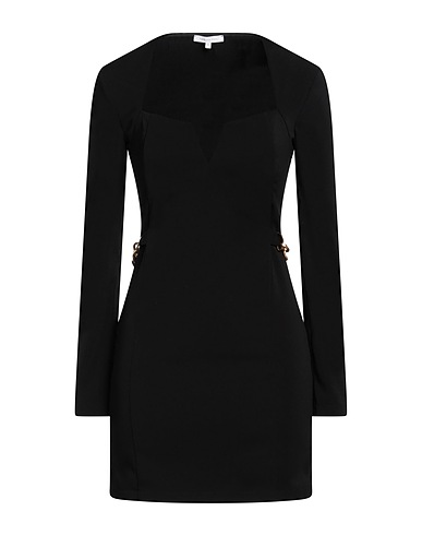 PATRIZIA PEPE Sheath dress Black 97% Polyester, 3% Elastane