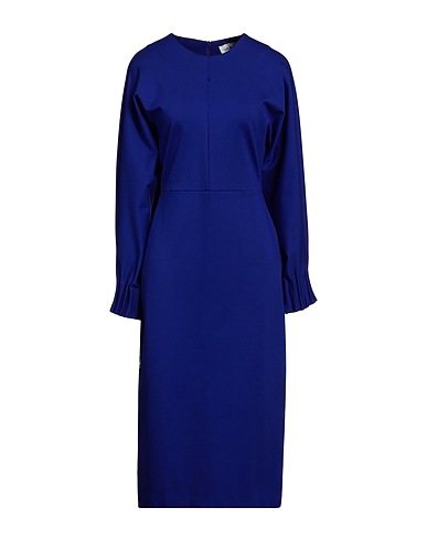 MEIMEIJ Midi dress Purple 65% Viscose, 30% Polyamide, 5% Elastane