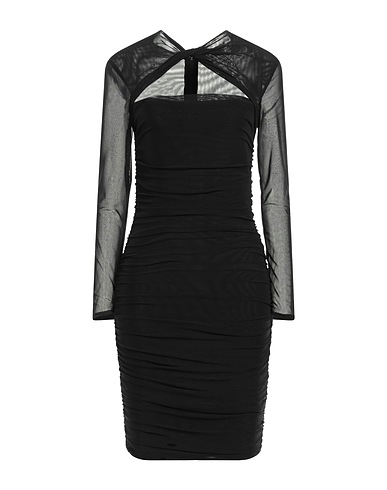 MARCIANO by GUESS Sheath dress Black 84% Viscose, 13% Polyamide, 3% Elastane