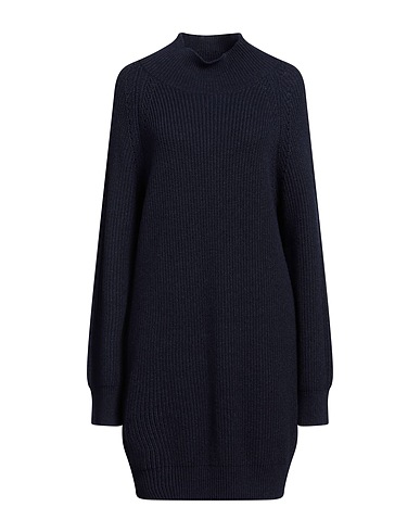 KAOS Short dress Midnight blue 40% Viscose, 30% Polyamide, 25% Wool, 5% Cashmere