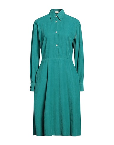 MASSIMO ALBA Midi dress Emerald green 100% Cotton