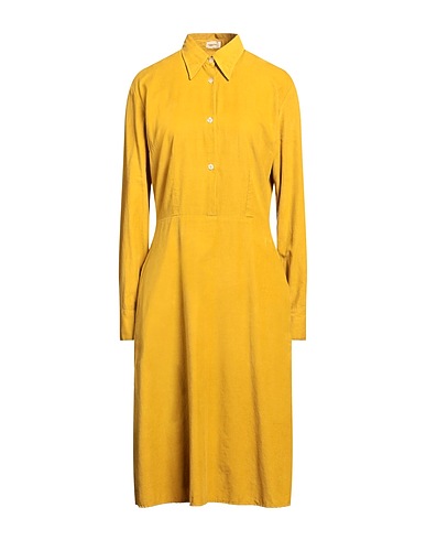MASSIMO ALBA Midi dress Mustard 100% Cotton
