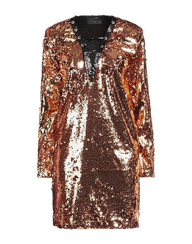 GAëLLE Paris Sequin dress Copper 95% Polyester, 5% Elastane