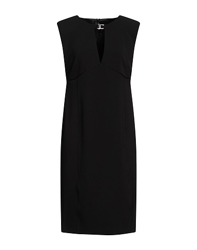 LIU •JO Midi dress Black 95% Polyester, 5% Elastane