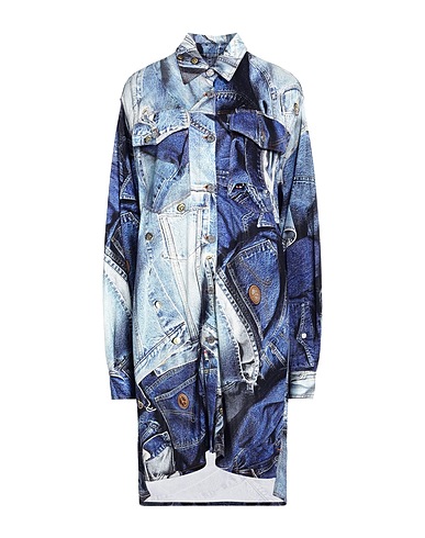 MOSCHINO JEANS Vestito chemisier Blu 95% Viscosa, 5% Elastan