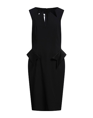 MOSCHINO Midi dress Black 70% Acetate, 30% Viscose