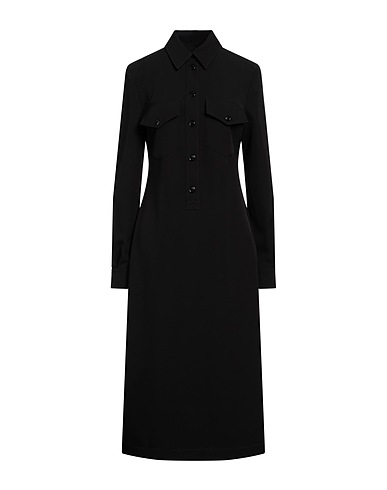 MOSCHINO JEANS Midi dress Black 90% Polyester, 10% Elastane