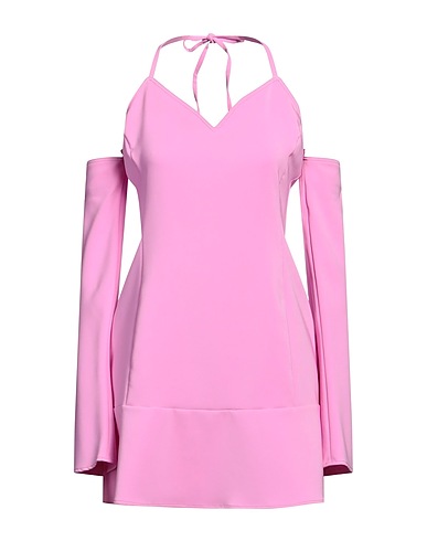 MOSCHINO JEANS Vestito corto Rosa 90% Poliestere, 10% Elastan