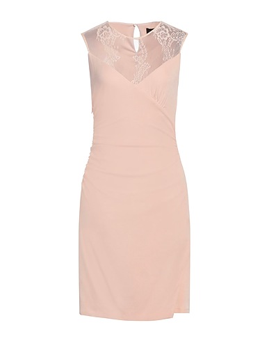 LIU •JO Sheath dress Blush 94% Viscose, 6% Elastane, Polyamide, Polyester