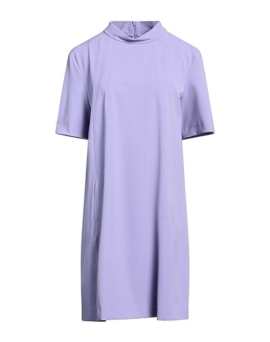 MOSCHINO JEANS Short dress Lilac 53% Polyester, 42% Virgin Wool, 5% Elastane