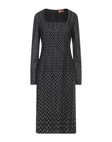 MISSONI Midi dress Black 89% Viscose, 11% Cupro