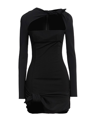 THE ATTICO Sheath dress Black 75% Acetate, 20% Polyamide, 5% Other Fibres