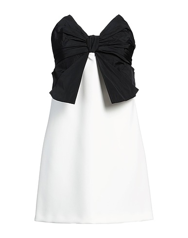REDValentino Short dress White 100% Polyester, Elastane