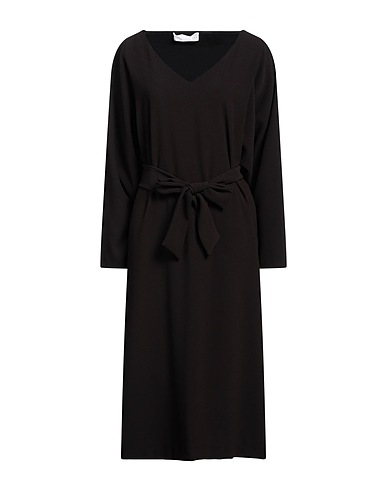 DOUUOD Midi dress Black 100% Polyester