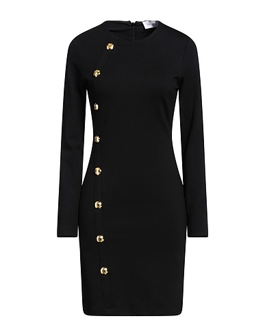 GAëLLE Paris Sheath dress Black 68% Viscose, 27% Polyamide, 5% Elastane