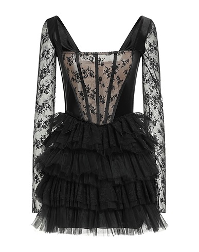 ANIYE BY Short dress Black 96% Polyester, 4% Elastane, Polyamide