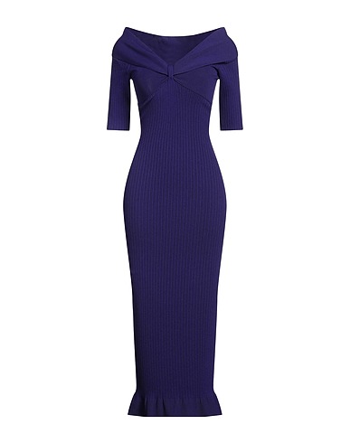PHILOSOPHY di LORENZO SERAFINI Midi dress Purple 65% Viscose, 35% Polyamide