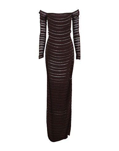 AYA MUSE Long dress Chocolate brown 100% Rayon