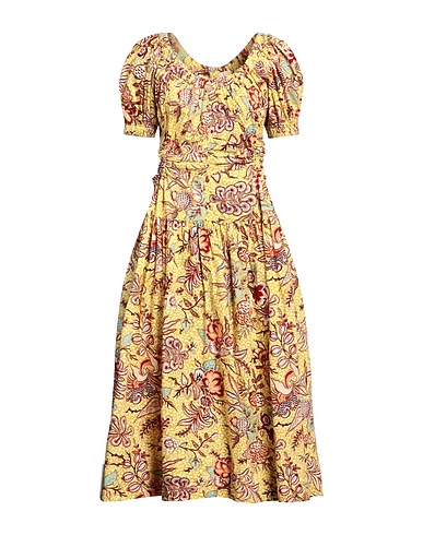 ULLA JOHNSON Midi dress Marigold 100% Cotton