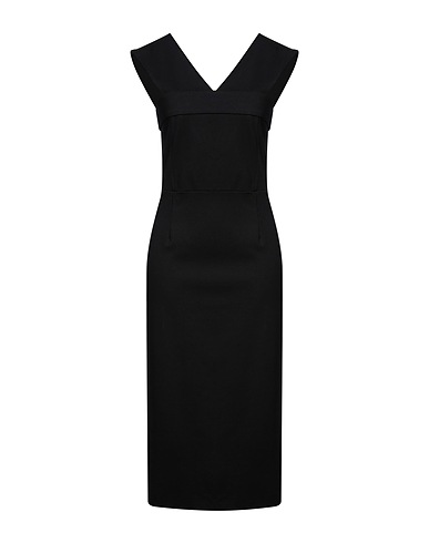 MAISON LAVINIATURRA Midi dress Black 65% Viscose, 30% Nylon, 5% Elastane