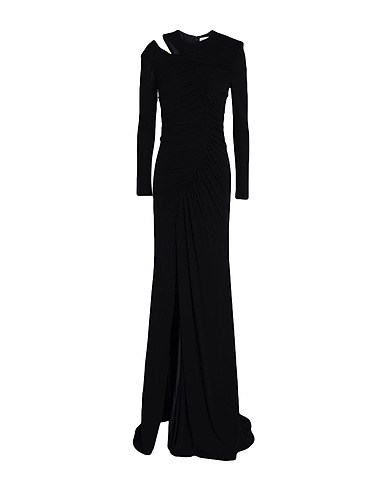 MCQUEEN Langes Kleid Schwarz 100% Viskose