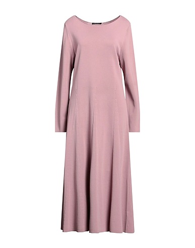 MARINA RINALDI Midi dress Pink 73% Viscose, 27% Polyacrylic