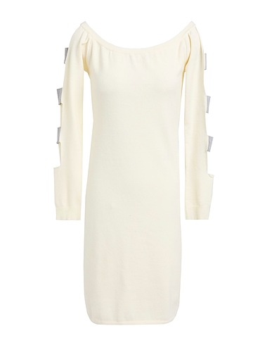 GAëLLE Paris Kurzes Kleid NOIR Cremeweiß 54% Viskose, 29% Polyester, 17% Polyamid