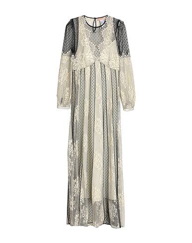 TWINSET Long dress Ivory 69% Polyamide, 31% Polyester
