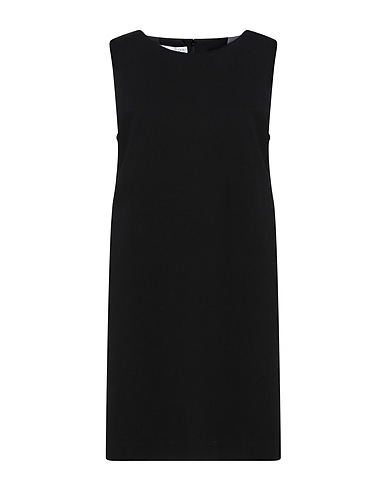 DOUUOD Short dress Black 69% Viscose, 25% Polyamide, 6% Elastane