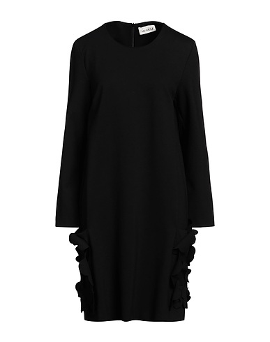 MEIMEIJ Kurzes Kleid Schwarz 65% Viskose, 30% Polyamid, 5% Elastan
