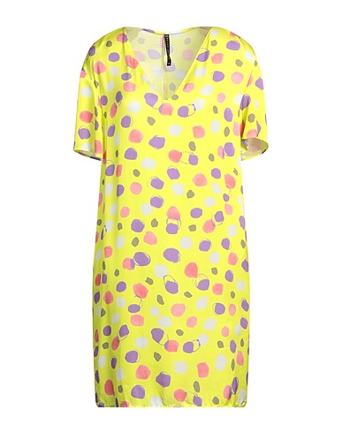 MANILA GRACE Short dress Yellow 100% Viscose