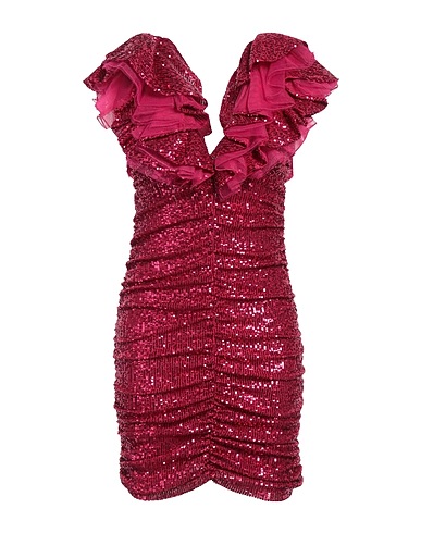 PINKO Sheath dress Garnet 93% Polyester, 7% Elastane