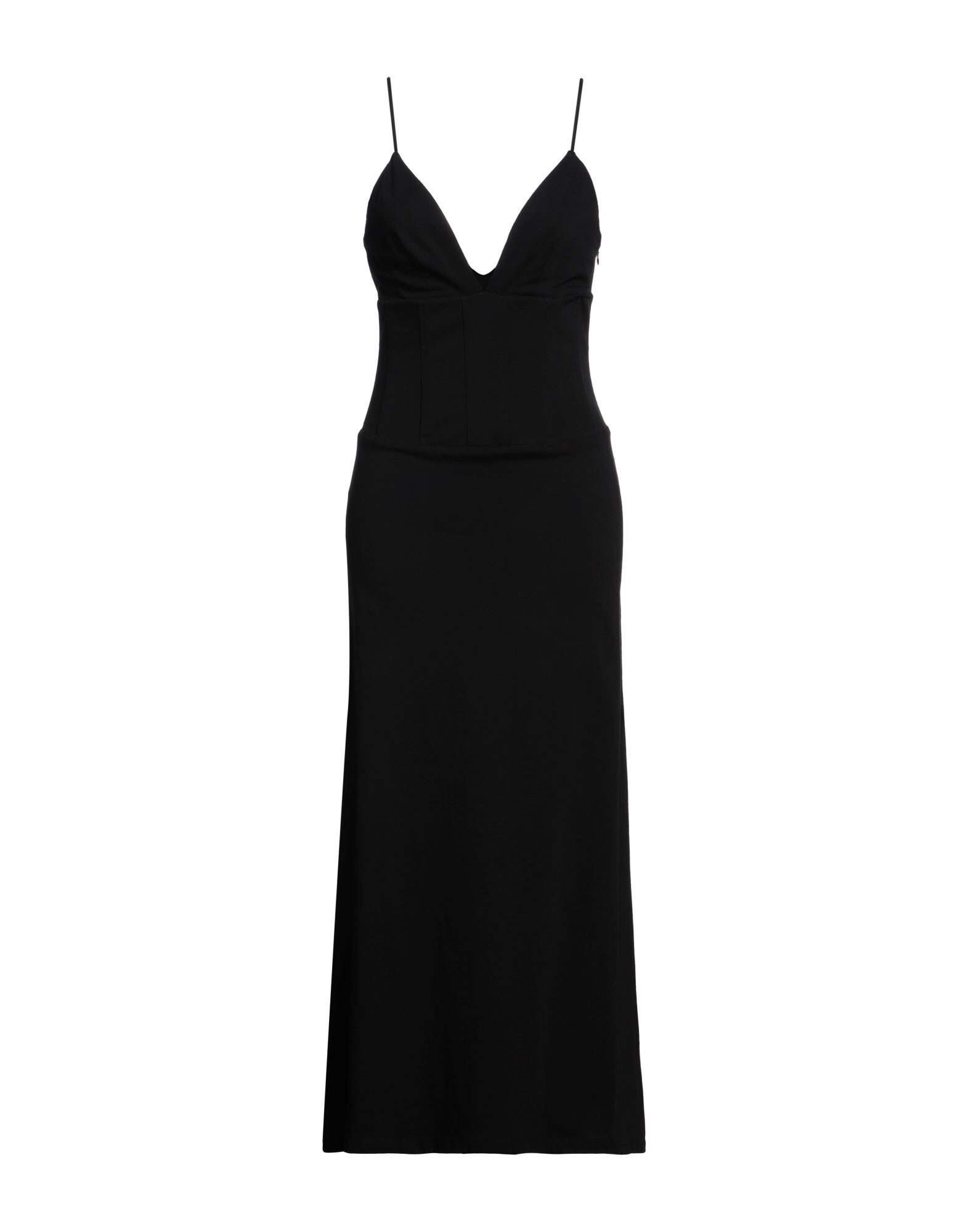 ワンピース FEDERICA TOSI Woman Dress Black 42305420 29 Black appliqué detail asymmetric dress FEDERICA TOSI