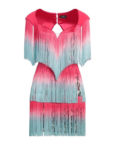 ELISABETTA FRANCHI Sheath dress Fuchsia 96% Polyester, 4% Elastane, Polyamide, Acetate
