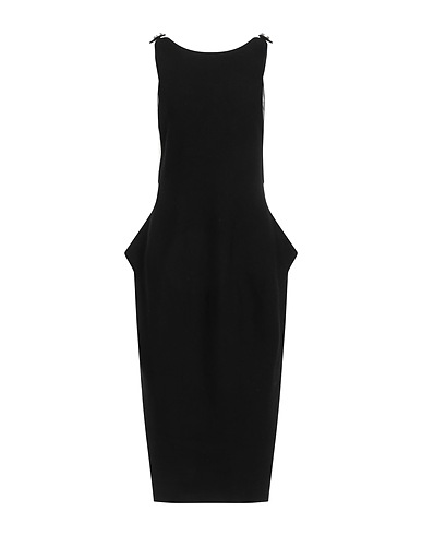 PHILOSOPHY di LORENZO SERAFINI Midi dress Black 68% Viscose, 32% Polyester