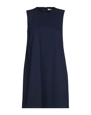 AT.P.CO Short dress Navy blue 97% Cotton, 3% Elastane